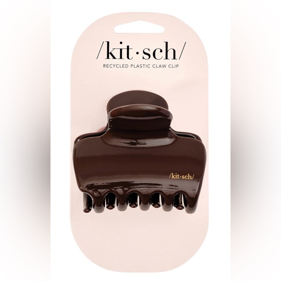 Kitsch Accessories - Kitsch Chocolate Brown Hair Claw Clip
